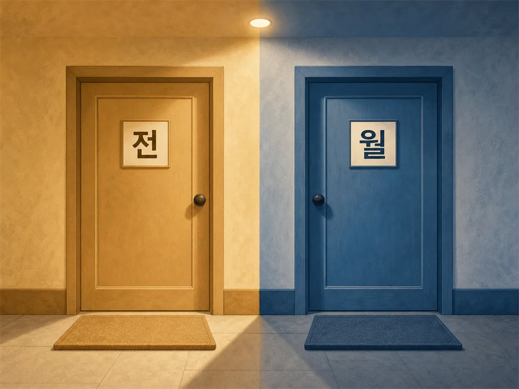 전세와 월세, 내 상황에 맞는 쪽은 어느 쪽일까